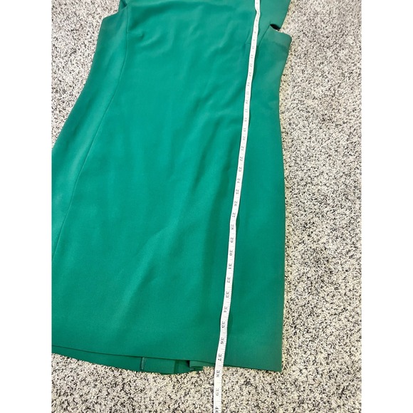 MM LaFleur The Sarah Dress Size 10 Cutout Sleeve Sheath Green Career Cocktail - Picture 7 of 11